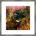 Clifty Falls Abstract Impressionism Framed Print