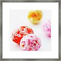 Close Up Of Colorful Candies Framed Print