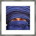 Close-up Of Tuareg, Sahara, Algeria Framed Print