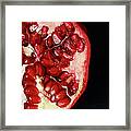 Close Up Pomegranate Framed Print
