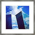 Cloud Relection Framed Print