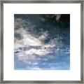 Clouds 2- Art By Linda Woods Framed Print