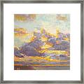 Clouds At Sea Framed Print