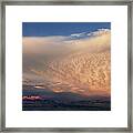 Clouds At Sunset From Bryce Point Bryce Canyon National Park Utah Framed Print