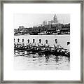 Coal Harbour 1931  Vancouver Rowing Club Eight 1931 Framed Print