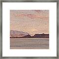 Coast Of Asia Minor Seen From Rhodes Framed Print