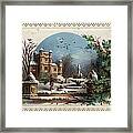 Collecting Holly Framed Print