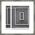 College Of Wooster Andrews Library Detail Framed Print