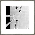 Colonnes Blanches Framed Print