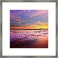 Color Splash At Sunset, Laguna Beach Framed Print