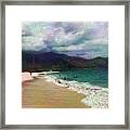 Colorful Beach Framed Print