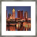 Columbus Ohio Skyline Framed Print