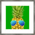 Cool Pineapple Framed Print