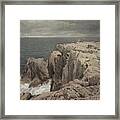 Cormorant Cliff Framed Print