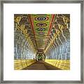 Corridor Of Ramnathswamy Temple, Ramesh Framed Print