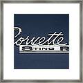 Corvette Stingray Framed Print