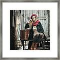 Cosette's Icicles Framed Print