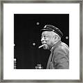 Count Basie Rehearses His Orchestra Framed Print