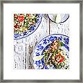 Couscous Salad Framed Print