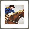 Cowgirl Framed Print