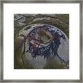 Crater Framed Print