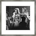 Crowning Vanessa Williams Miss America Framed Print
