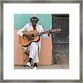 Cuban Guitarist Framed Print