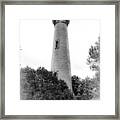 Currituck Lighthouse Bw Framed Print