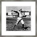 Cy Young Boston Wind Up Framed Print