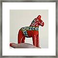 Dala Horse Framed Print