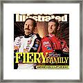 Dale Earnhardt Sr And Dale Earnhardt Jr, 2000 Nascar Sports Illustrated Cover Framed Print