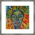 Daughter Of The Sun And Moon Framed Print