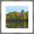 Davidson's Mill Pond Autumn Panorama Framed Print