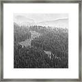 Dawn In The Mountains Framed Print