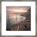 Dawn In The Reservoir Framed Print