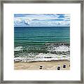 Day At The Beach Framed Print