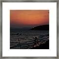 Days' End Sunset Santo Tomas Framed Print