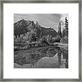 De Smet Range Jasper National Park Framed Print