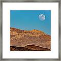 Death Valley Moonrise Framed Print