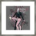 Deer Daddy Series 3 Hold Still Framed Print