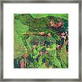 Deer In A Forest Framed Print