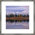 Denali Reflection Framed Print