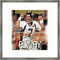 Denver Broncos Qb John Elway, Super Bowl Xxxiii Champions Sports Illustrated Cover Framed Print