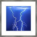1103 Desert Lightning Framed Print