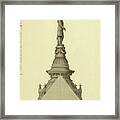 Design For City Hall Tower Framed Print
