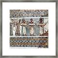 Detail, Fresco On Sarcophagus From Hagia Triada Framed Print