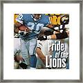 Detroit Lions Barry Sanders... Sports Illustrated Cover Framed Print