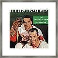 Detroit Red Wings Ted Lindsay And Gordie Howe Sports Illustrated Cover Framed Print