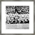 Detroit Tigers 1935 Pitching Staff At Framed Print