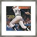Detroit Tigers Alan Trammell, 1984 World Series Sports Illustrated Cover Framed Print